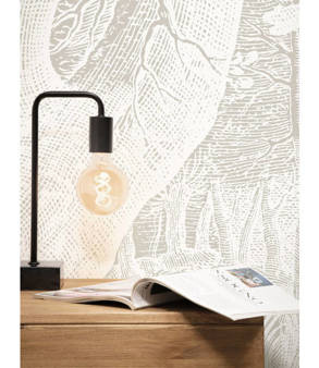 Mural Engraved Landscape Grey WP-764