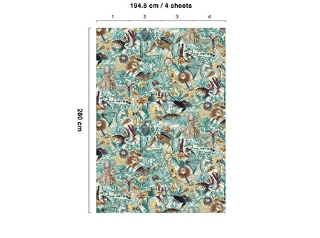 Mural Underwater Jungle WP-683