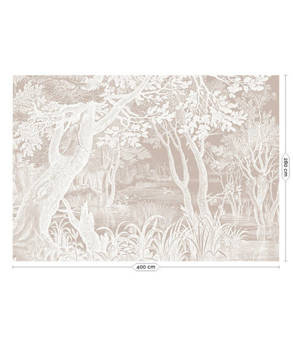 Mural Engraved Landscape Sand WP-769