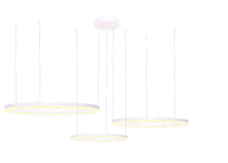 Lampa Halo 3 biała 100/80/60