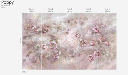 Mural Poppy 35 0734 05  Flizelina
