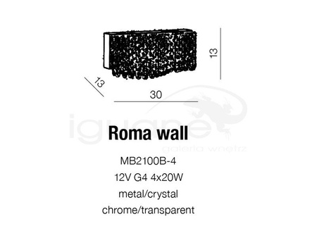 Lampa ROMA kinkiet