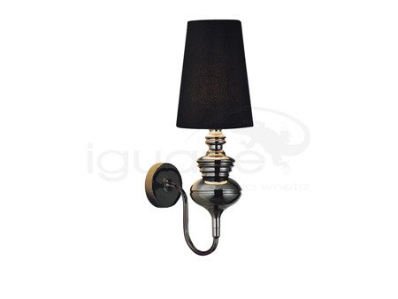 Lampa BAROCO kinkiet czarna