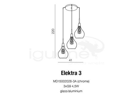 Lampa ELEKTRA 3