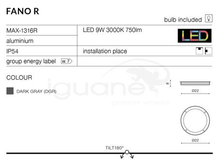 Lampa FANO R