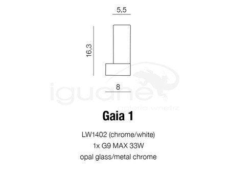 Lampa GAIA 1 kinkiet