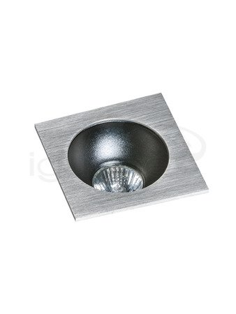 Lampa HUGO 1 Downlight aluminiowa z wkładem czarnym