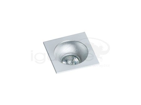 Lampa HUGO 1 Downlight biała z wkładem aluminiowym