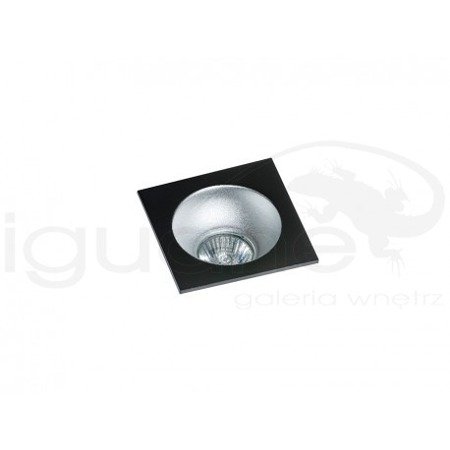 Lampa HUGO 1 Downlight czarna z wkładem aluminiowym