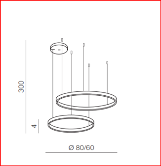 Lampa Halo 2 biała 80/60