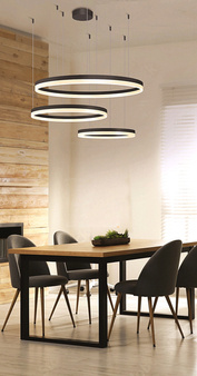 Lampa Halo 3 biała 100/80/60