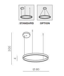 Lampa Halo 80 biała