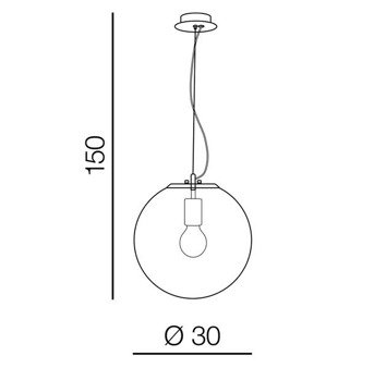 Lampa Iris 30 AZ3132 złota