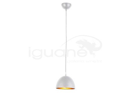 Lampa MODENA 18 wisząca biała /  złota