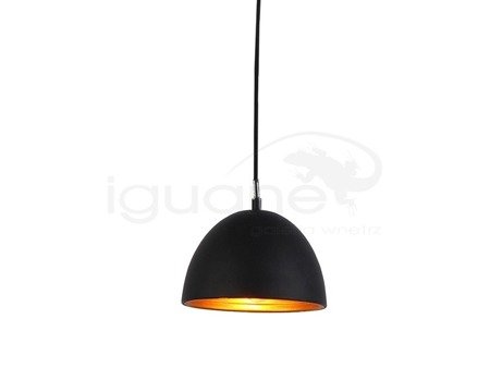 Lampa MODENA 18 wisząca czarna /  złota