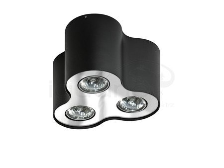 Lampa NEOS 3 czarna-chrom