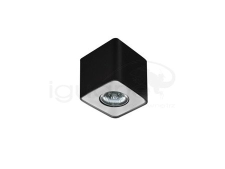 Lampa NINO 1 plafon czarna-aluminium