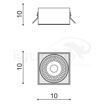 Lampa Nova GIPS czarna