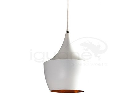 Lampa ORIENT wisząca biała /  złota