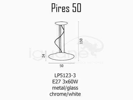 Lampa PIRES 50 wisząca