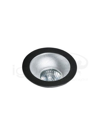 Lampa REMO 1 Downlight czarna z wkładem aluminium