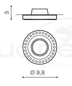 Lampa SIMON ROUND chromowana