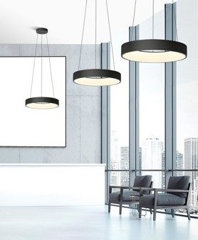 Lampa Sovana wisząca 45 CCT AZ3437 czarna