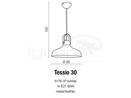 Lampa TESSIO 30 wisząca