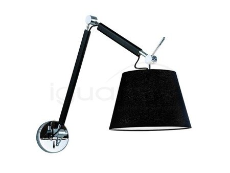 Lampa ZYTA S ścienna czarna