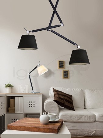 Lampa ZYTA XS kinkiet czarny