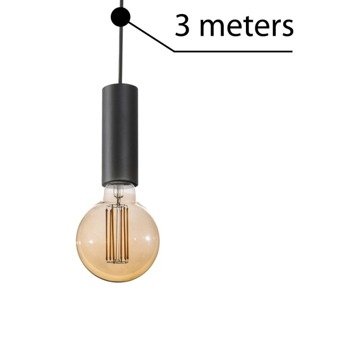 Lampa Ziko E27 AZ3115 3 metrowa czarna