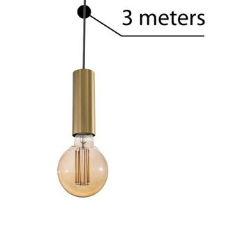 Lampa Ziko E27 AZ3455 3 metrowa złoto antyczne