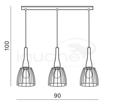 Lampa wisząca Terata 3