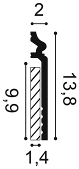 Listwa przypodłogowa SX186