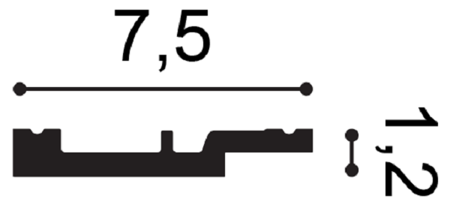 Listwa przysufitowa SX187