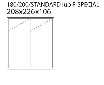 Łóżko Vesta Bed High180x200 tkanina