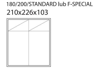 Łóżko Vesta Bed z pojemnikiem 180x200 tkanina