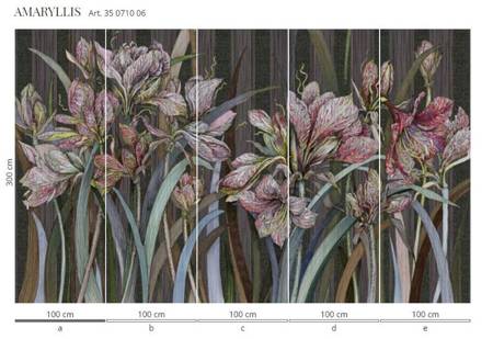 Mural Amaryllis 35 0710 06 Flizelina