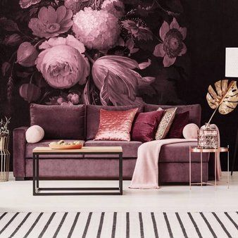 Mural Boudoir Pink