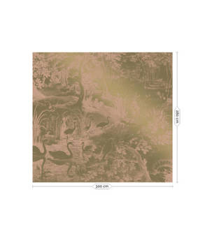 Mural Engraved Landscapes MW-038 gold