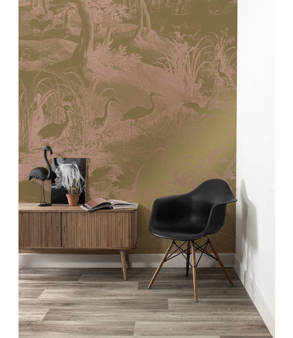 Mural Engraved Landscapes MW-038 gold