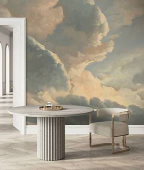 Mural Golden Age Clouds Cloudy Sky WP-787