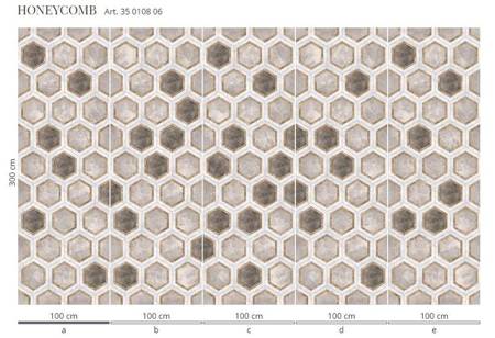 Mural HoneyComb 35 0108 06 Flizelina