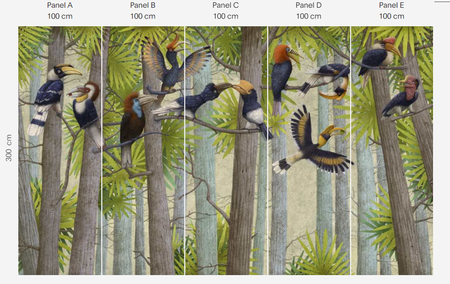 Mural Hornbill 35 0841 05 Flizelina