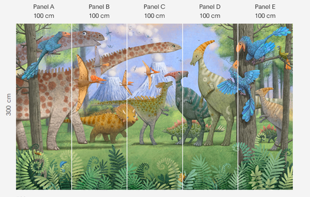 Mural Jurassic 35 0843 01 Flizelina