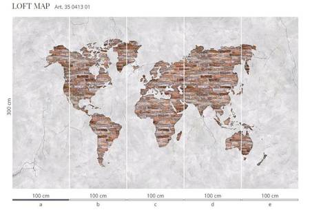 Mural Loft Map 35 0413 01 Flizelina