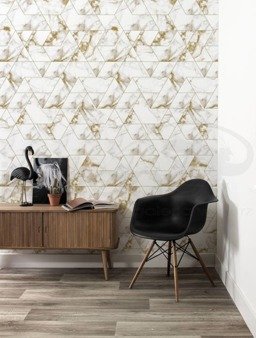 Mural Marble Mosaic Gold WP-576