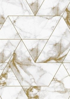 Mural Marble Mosaic Gold WP-576