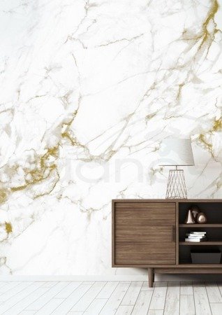 Mural Marble White-gold WP-555