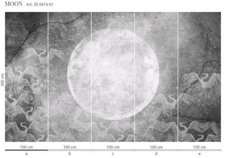 Mural Moon 35 0416 01 Winyl Canvas